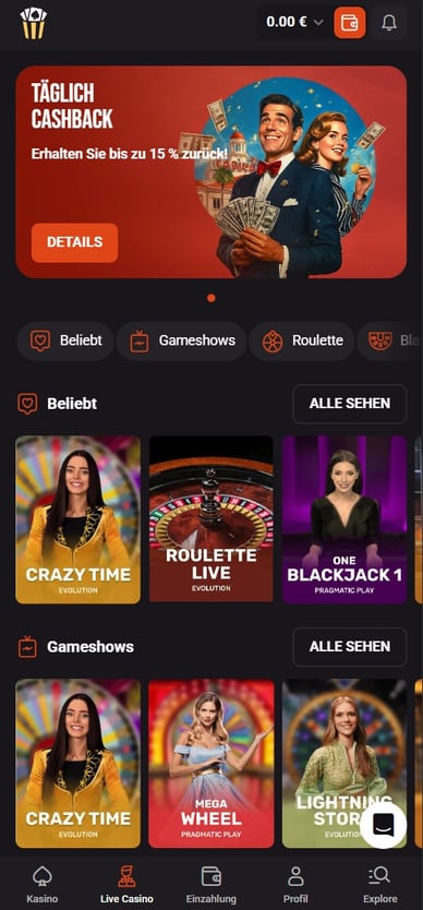 Hollywin Live Casino