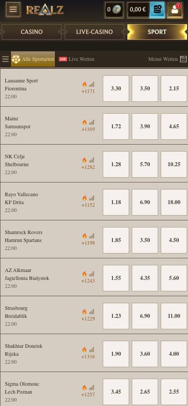 Sportwetten Casino Realz Casino Deutschland Sportwetten