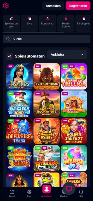 Spielautomaten in Casino Betsiocasino Slots