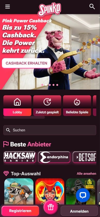 Spinko Mobile Casino