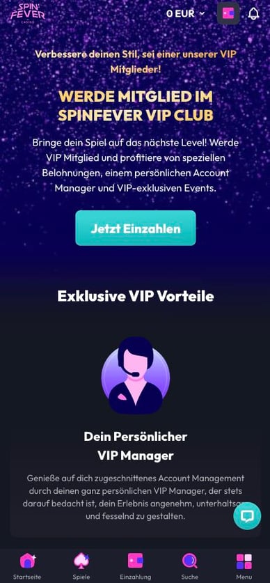 VIP-Club Spin Fever Casino VIP-Programm