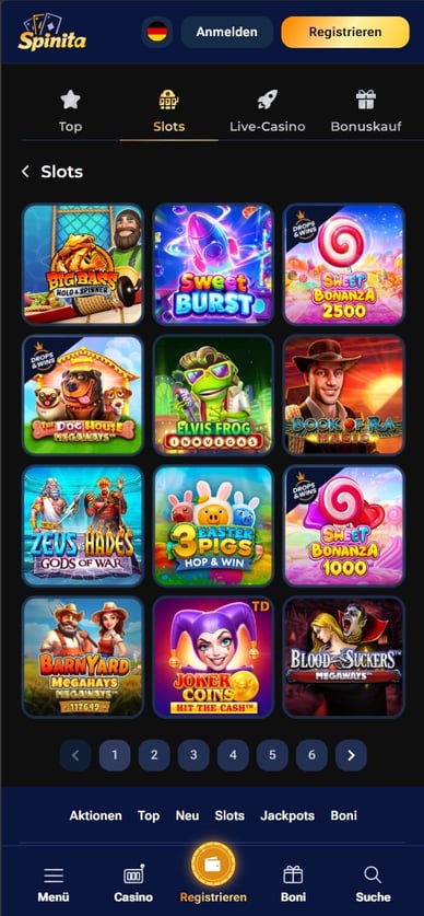 Casino Spielautomaten Online Casino Spinita Slots