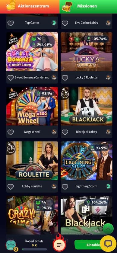 HellSpin Live-Casino-Spiele