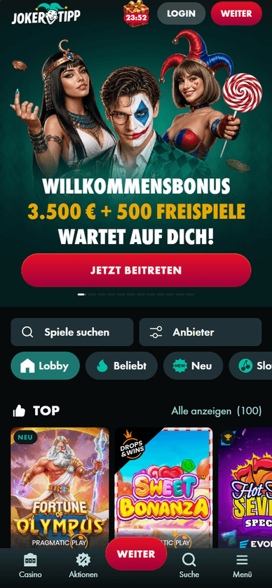 Mobile Casino JokerTipp Mobile Casino