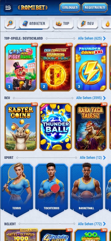 RomiBet Mobile Casino