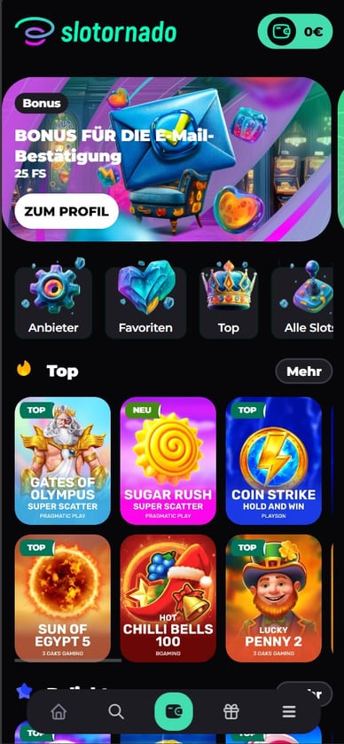 Slotornado Mobile Casino