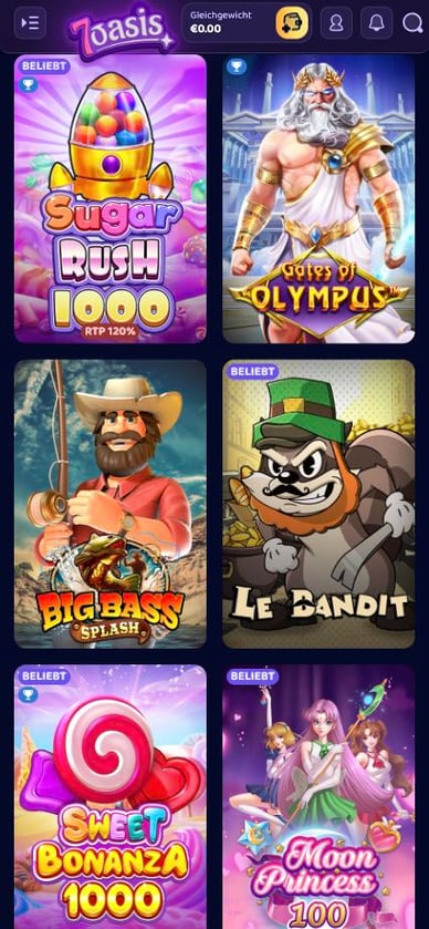 Spielautomaten im Casino 7oasis Casino Online Slots