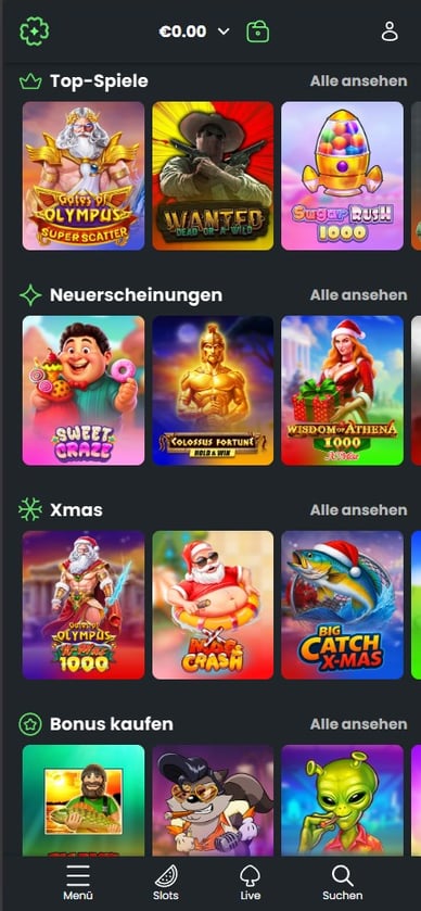 Spielautomaten in Casino Winningzcasino Slots