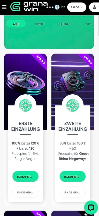 Willkommensbonus Casino Willkommensbonusangebot Casino Granawin