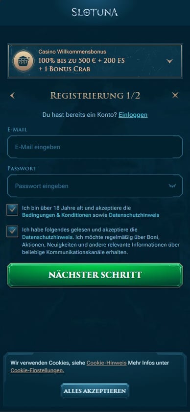 Сasino Registrierung Slotuna Сasino Registrierung