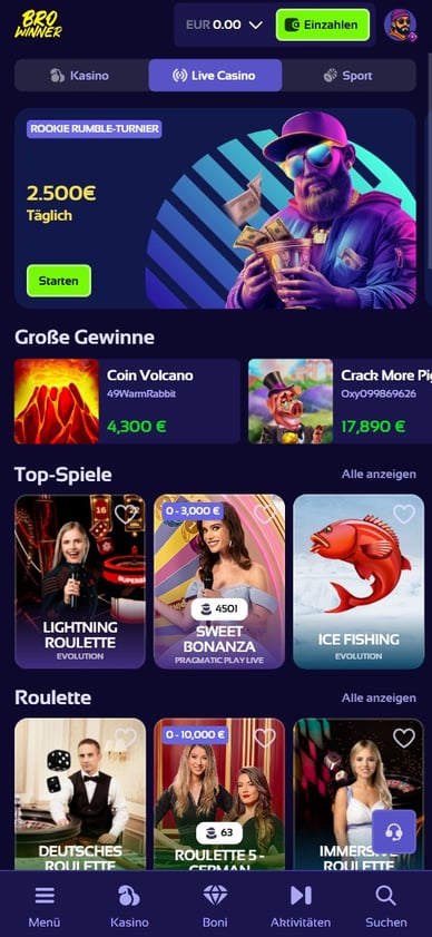 Browinner Live Casino