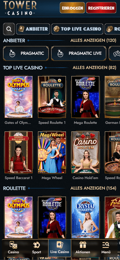 Live-Casino Tower Live Casino