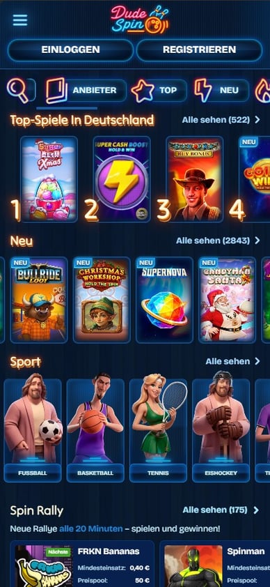 Dudespin Mobile Casino