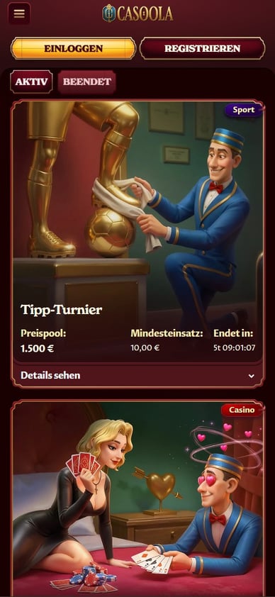 Casoola-Casino Turniere