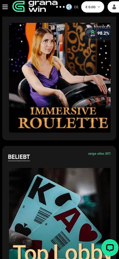 Live-Casino Grana Win Live Casino