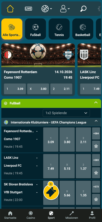 Das Sportwetten-Angebot von Weltbet Auswahl an Sportwetten und Wettmärkten bei Weltbet