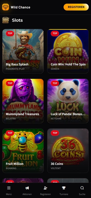Casino Spielautomaten Online Casino WildChance Slots