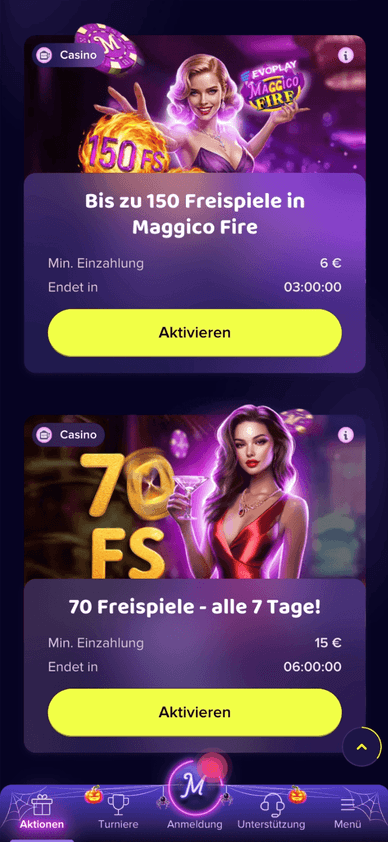 Der Maggico Casino Bonus im Überblick Bonusangebote und Aktionen im Maggico Casino
