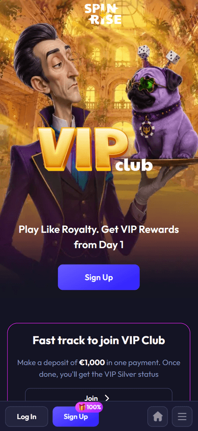 VIP Stufen im Casino VIP Club im Online Casino Spinrise