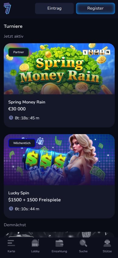 Turniere 7bitcasino