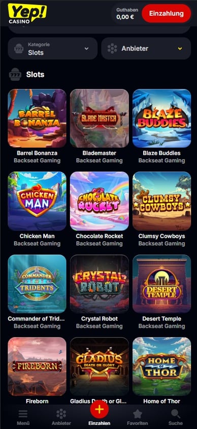 Yepcasino SLots