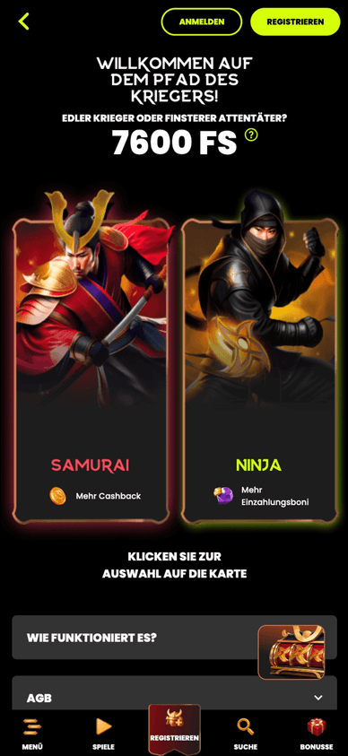 Vorteile und Belohnungen für treue Spin Samurai Spieler
