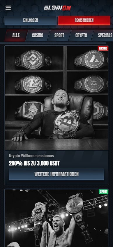 Boni im Casino Glorion