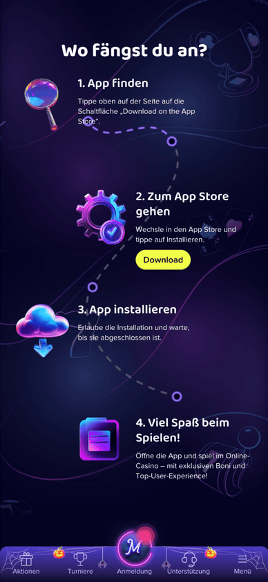 Die Maggico App und mobile Version Maggico Casino auf Smartphone und Tablet