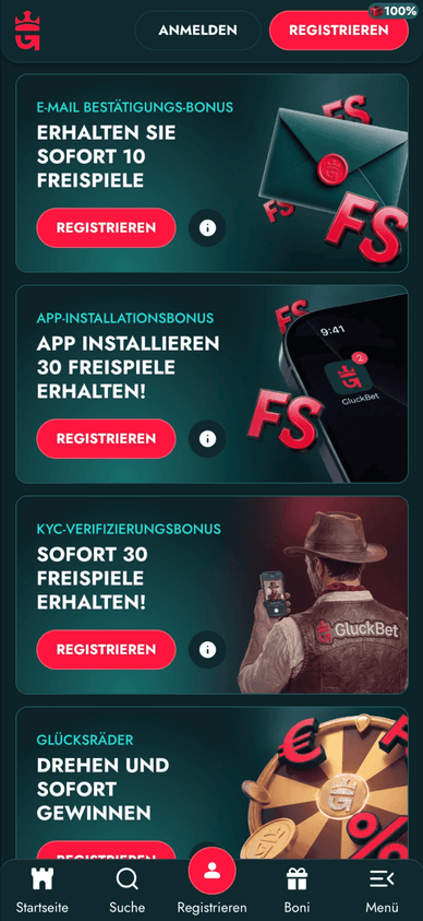 Gibt es bei Gluckbet einen Bonus ohne Einzahlung? Informationen zum No-Deposit-Bonus bei Gluckbet