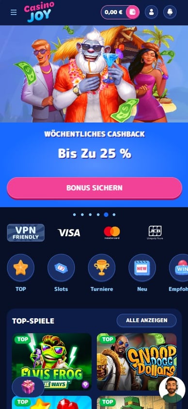 CasinoJoy Mobile Casino