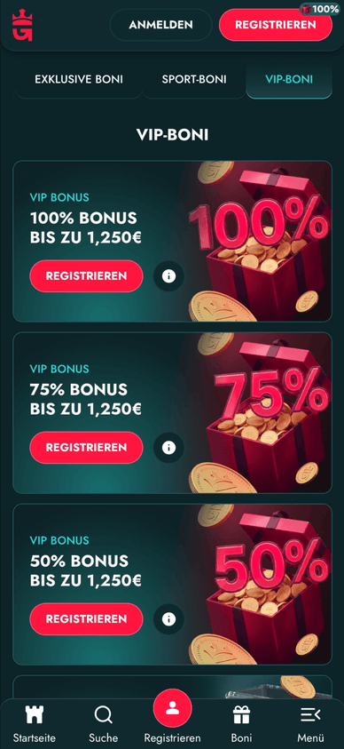 Die VIP-Boni von Gluckbet im Überblick Exklusive VIP-Bonusangebote für treue Gluckbet Spieler