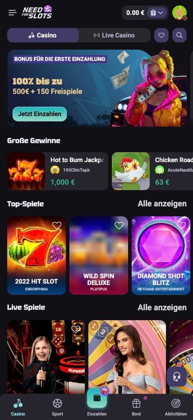 Casino Mobile Needforslots Casino Mobile-Version
