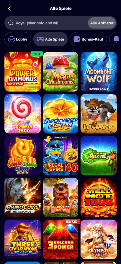 Die Spielautomaten des WildWinz Casinos Auswahl an Online-Slots bei WildWinz