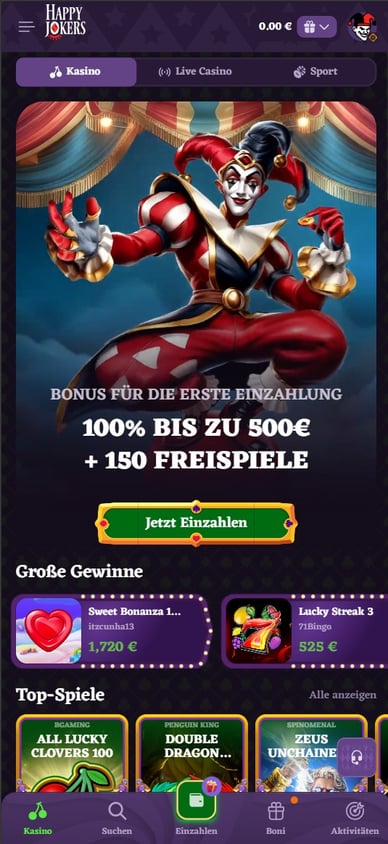 Mobile-Casino HappyJOkers Mobile Casino