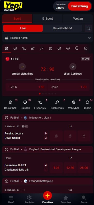 Yep Casino Deutschland Sportwetten