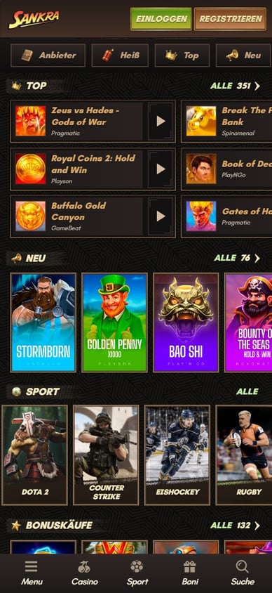 Sankra Mobile Casino