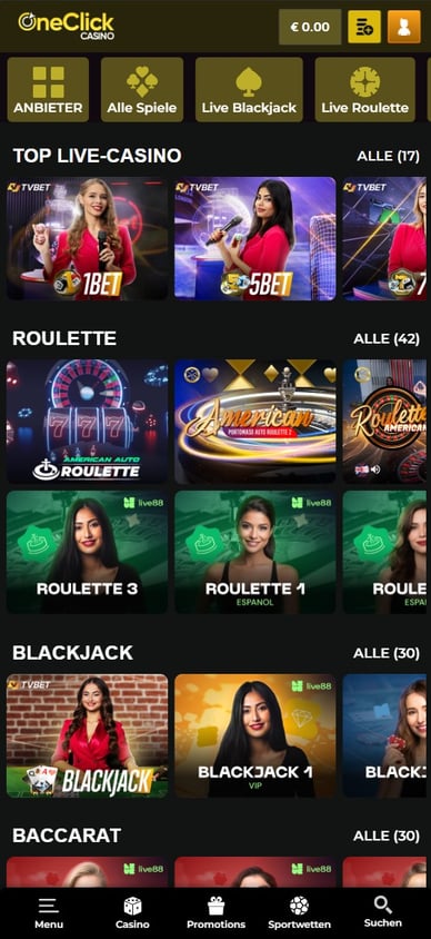 OneClick Live Casino