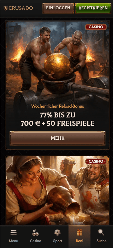 Boni im Casino Bonuses im Casino Online Crusado