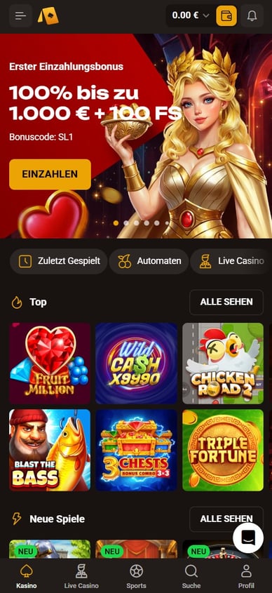 Mobile-Casino Slotlair Mobile Casino