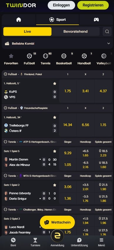 Sportwetten im Casino Sportwetten im Casinotwindor
