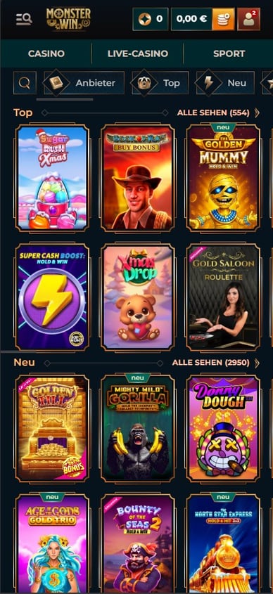 Monsterwincasino Slots