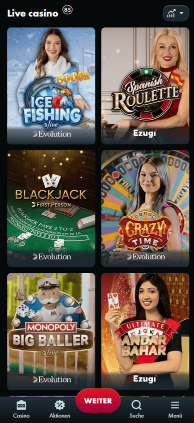 Live-Casino Joker Tipp Live Casino