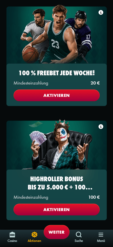 Boni im Casino Bonuses im Casino Joker Tipp