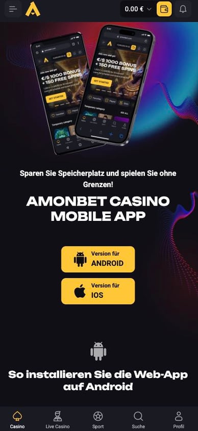 Amonbet App Amonbet Anwendung