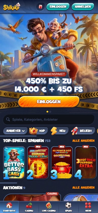 Mobil-Casino Shikaka Mobile Casino