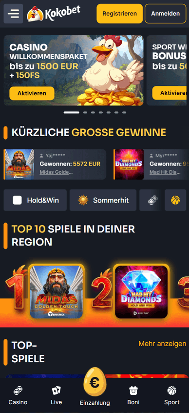 Mobile-Casino Mobile Kokobet Casino