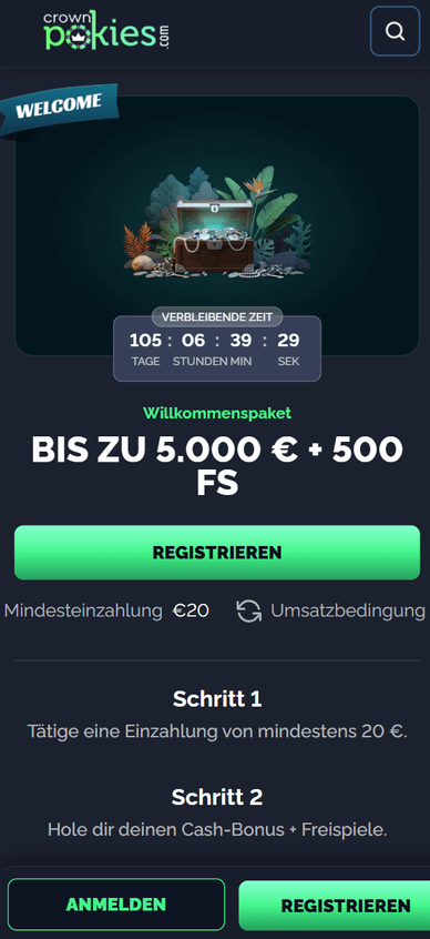 Willkomenboni im Casino Willkommenbonus im Casino CrownPokies