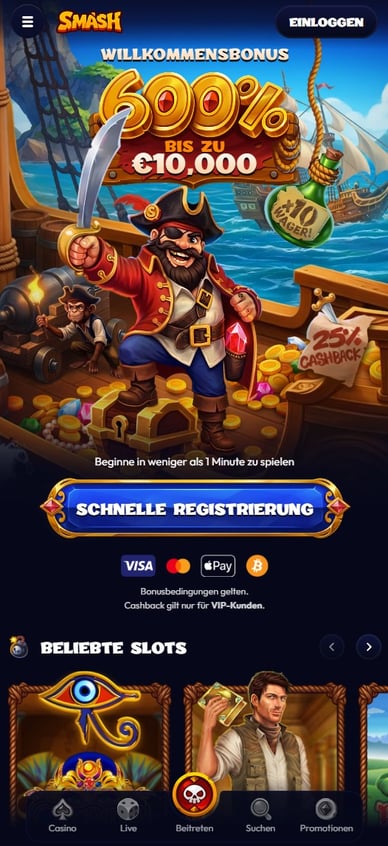 Smash Mobile Casino