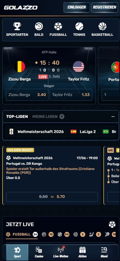 Sportwetten in Casino Golazzo Casino Detushland Sportwettenbereich
