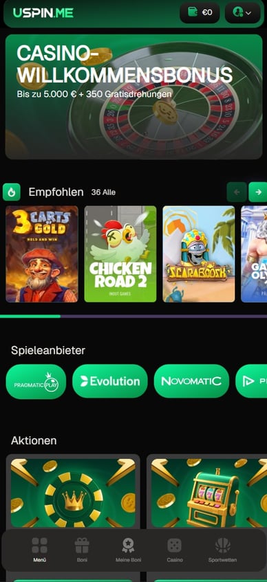 Mobile-Casino USpin Mobile Casino